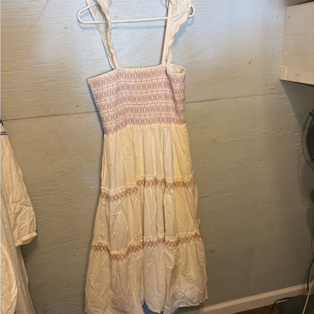 Madewell Ruched Midi Dress